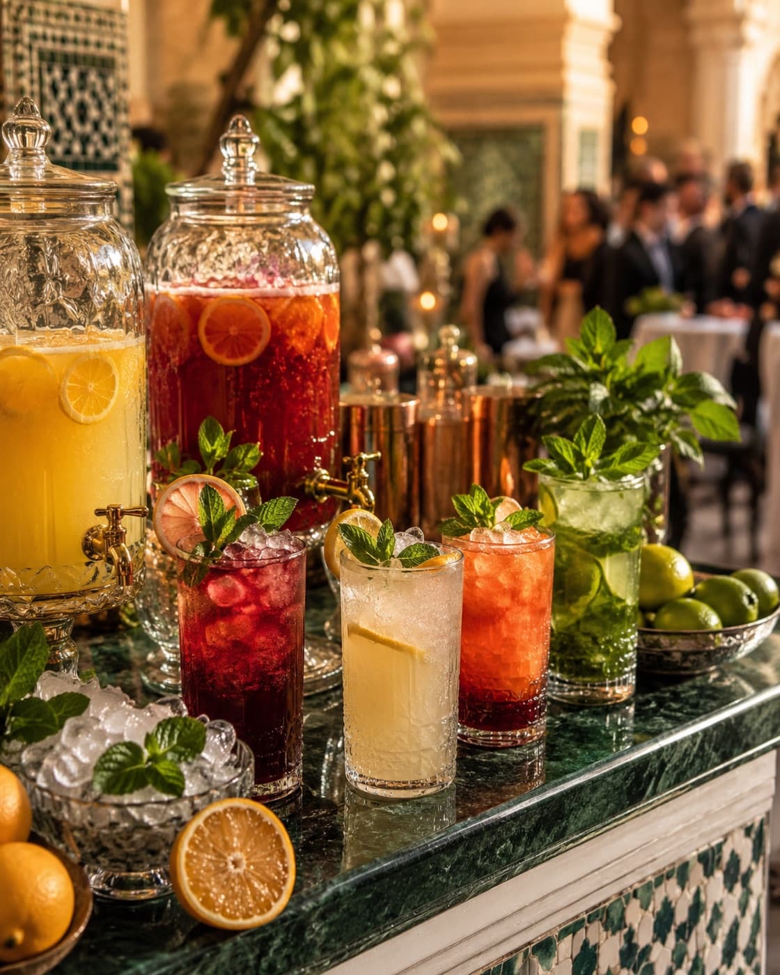 Bar à jus frais et mocktails pour événement